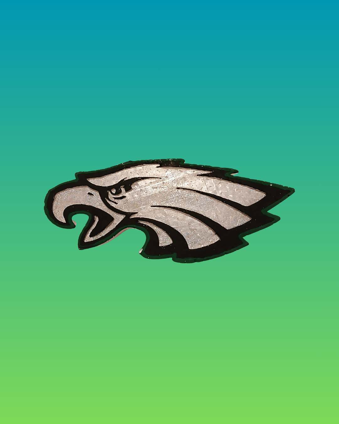 Green & White Bird Car Air Freshener – Game Day Football Hanging Auto Freshener