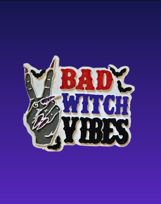 Bad Witch Vibes Car Air Freshener – Witchy Aesthetic Hanging Auto Freshener
