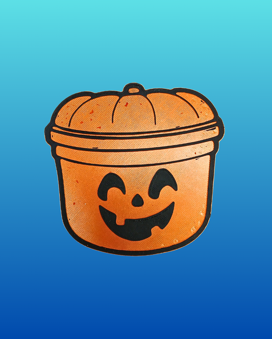 Halloween Bucket Car Air Freshener – Cute Trick-or-Treat Hanging Auto Freshener