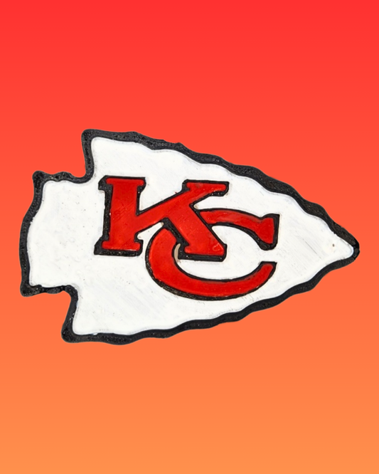 Arrowhead Style Car Air Freshener – Red & Gold Football Fan Decor