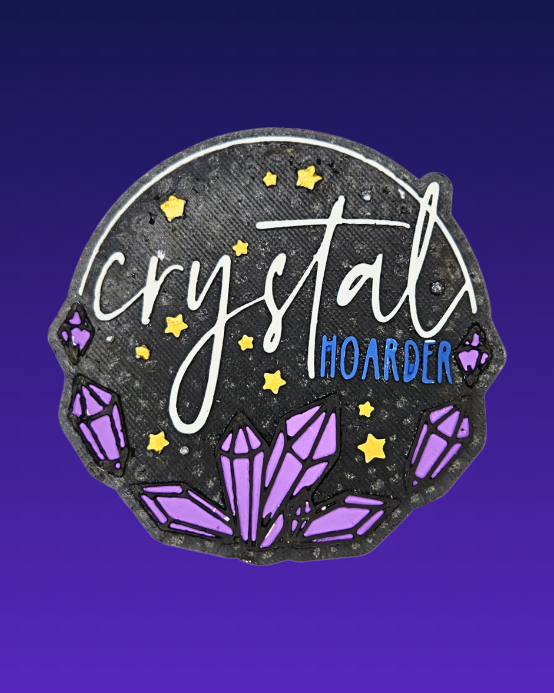 Crystal Hoarder Car Air Freshener – Witchy Aesthetic Hanging Auto Freshener