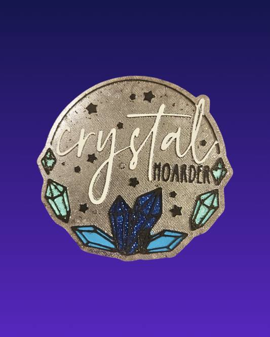Crystal Hoarder Car Air Freshener – Witchy Aesthetic Hanging Auto Freshener