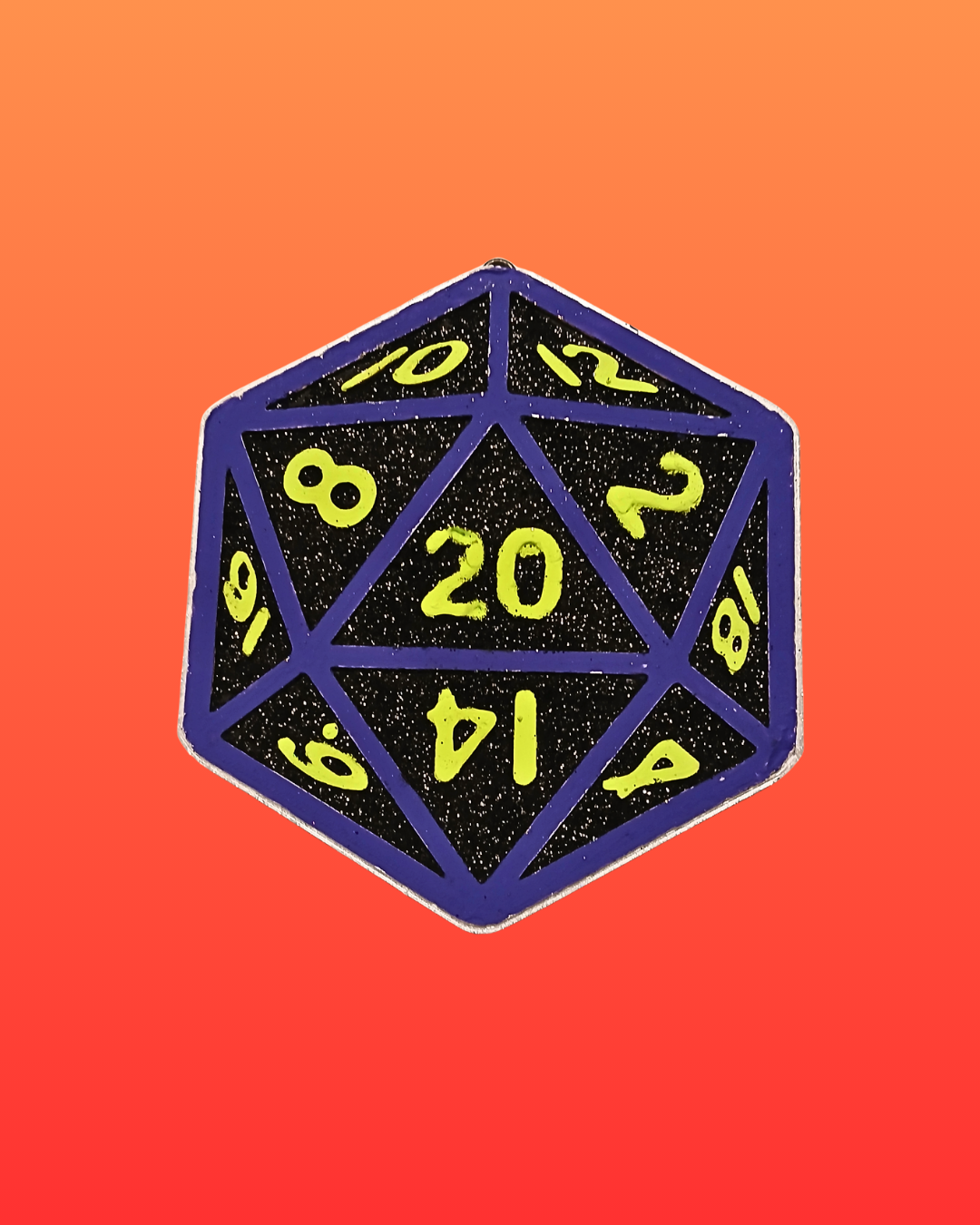 D20 Dice Car Air Freshener – Tabletop RPG Hanging Auto Freshener
