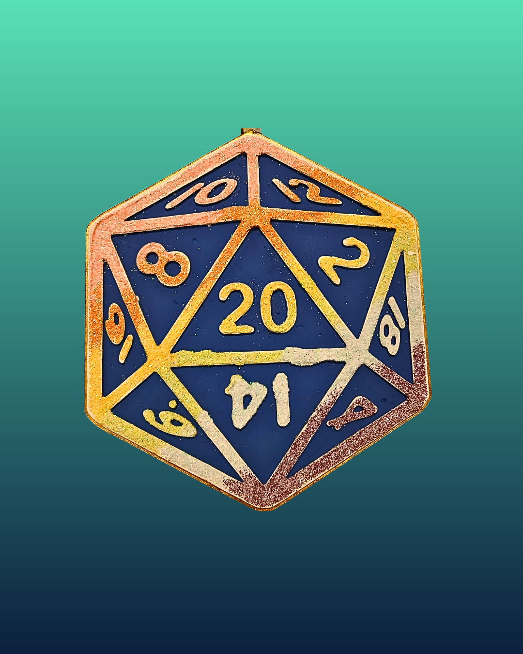 D20 Dice Car Air Freshener – Tabletop RPG Hanging Auto Freshener
