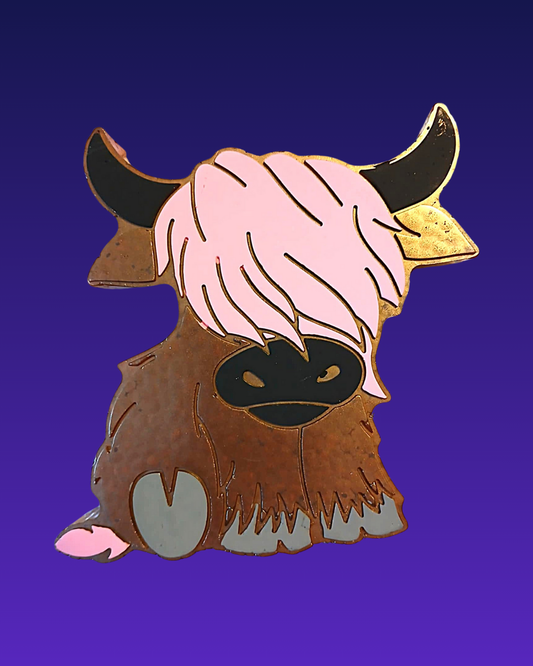 Highland Cow Car Air Freshener – Cute Farmhouse Hanging Auto Freshener