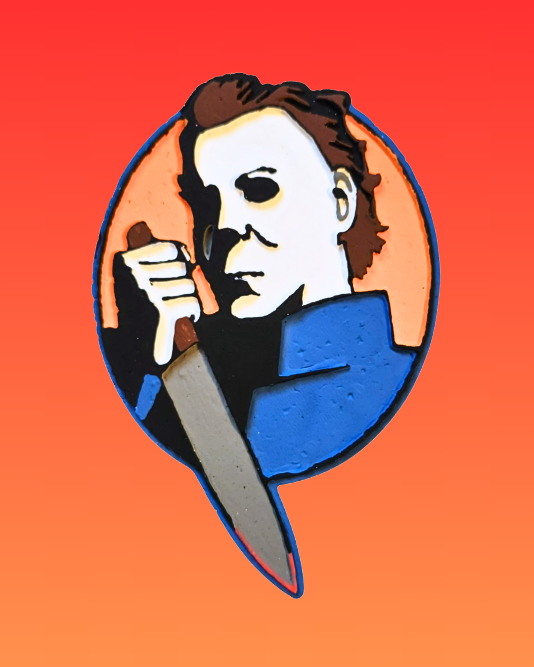Masked Slasher Car Air Freshener – Spooky Horror Hanging Auto Freshener