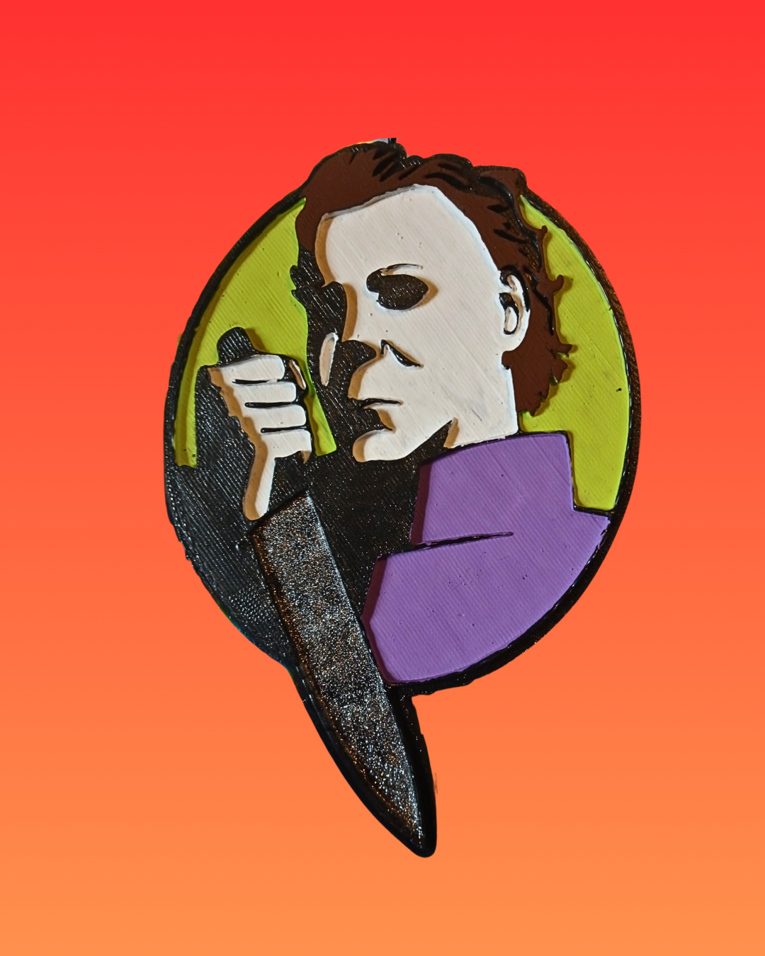 Masked Slasher Car Air Freshener – Spooky Horror Hanging Auto Freshener