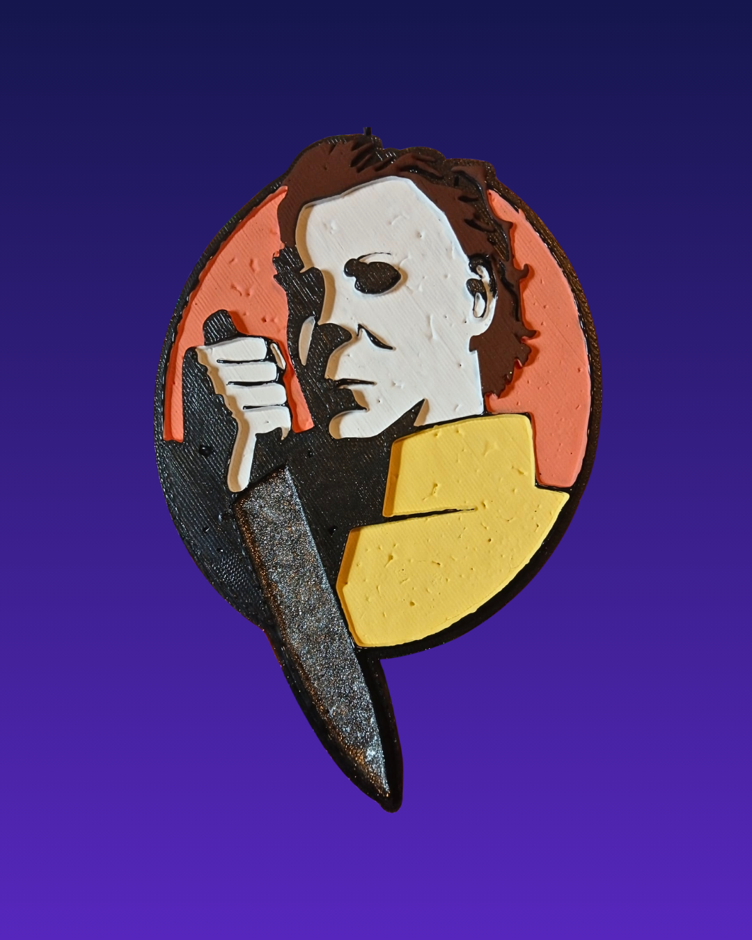 Masked Slasher Car Air Freshener – Spooky Horror Hanging Auto Freshener